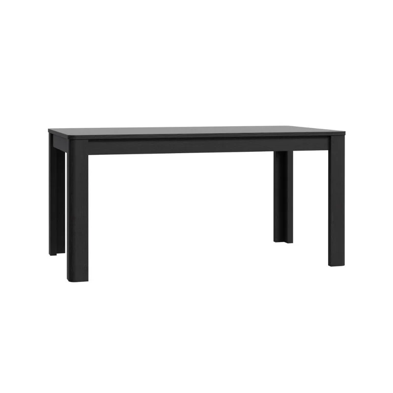 Tavolo rettangolare allungabile 160/206 cm con allunga centrale colore nero Mono