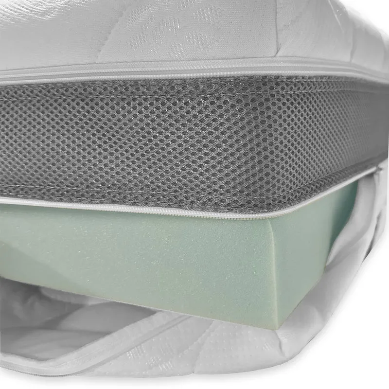 Materasso una piazza e mezza memory foam 120x190xH23 sfoderabile Supermemory25