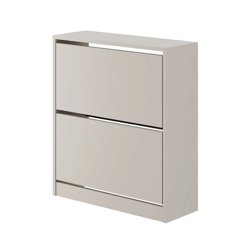 Scarpiera due ante a ribalta colore cashmere 73x26x82.5H SHC520