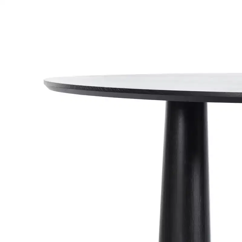 Dovelina 67 Table à manger ovale en bois à 4 pieds Table de cuisine moderne pour 6 personnes