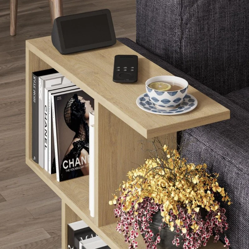 Tavolino da salotto 60x19,5x60H colore rovere Homemania