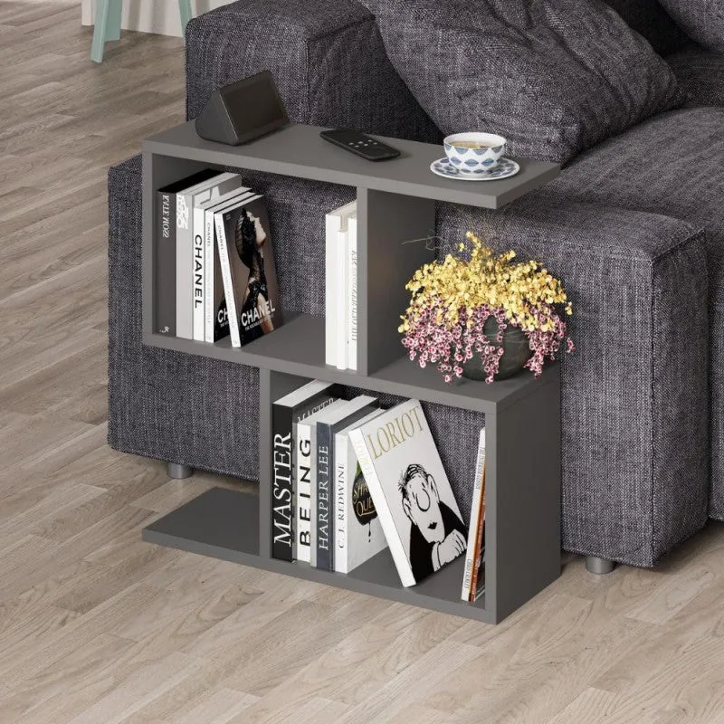 Tavolino da salotto 60x19,5x60H colore antracite Homemania