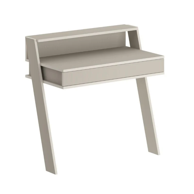 Scrivania da parete con cassetto 94 cm colore cashmere Cowork