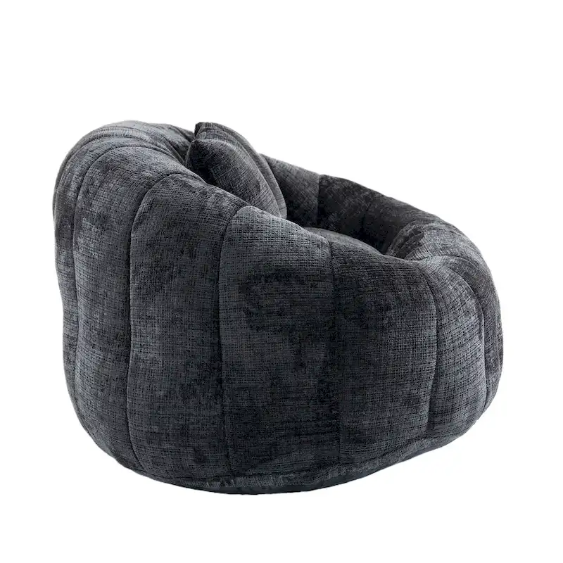 GDFStudio - Canapé paresseux 2 places en chenille Laurel avec mousse haute densité et confort surdimensionné