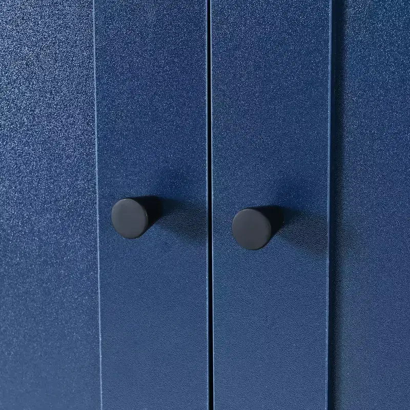 Garde-manger de cuisine autoportant 77H, armoire de rangement de style ferme avec étagères réglables, étagères de porte, tiroirs et casiers à vin - ModernLuxe