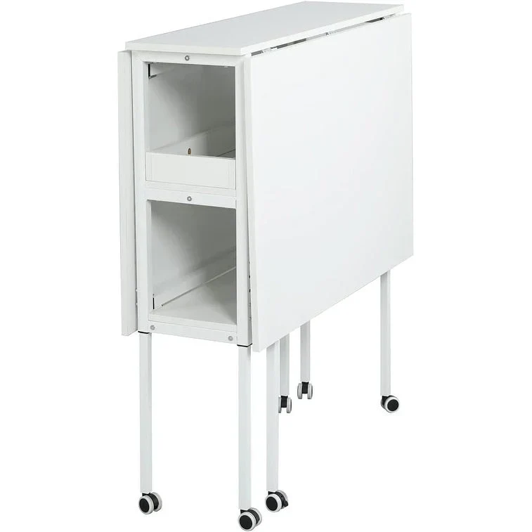 Table artisanale réglable en hauteur avec étagères de rangement, table de coupe pliante mobile pour bureau à domicile, salle de couture, salle d'artisanat