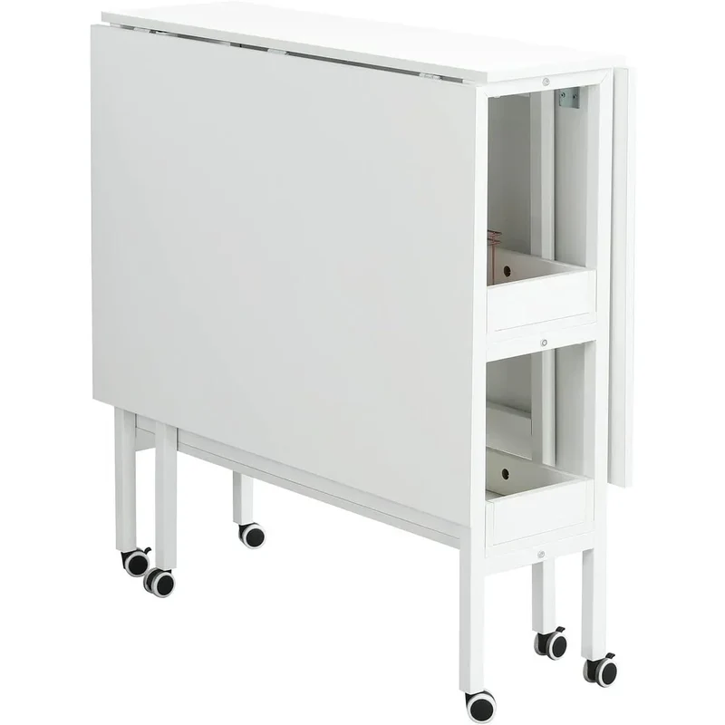Table artisanale réglable en hauteur avec étagères de rangement, table de coupe pliante mobile pour bureau à domicile, salle de couture, salle d'artisanat