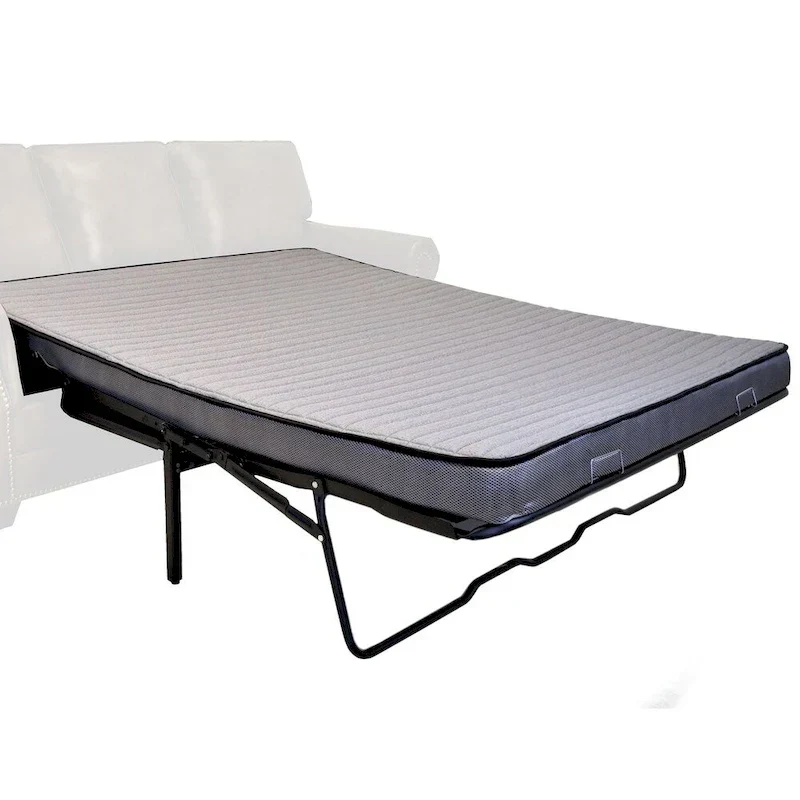Canapé-lit Rancho en tissu suédine marron rustique – 37 x 86 x 40
