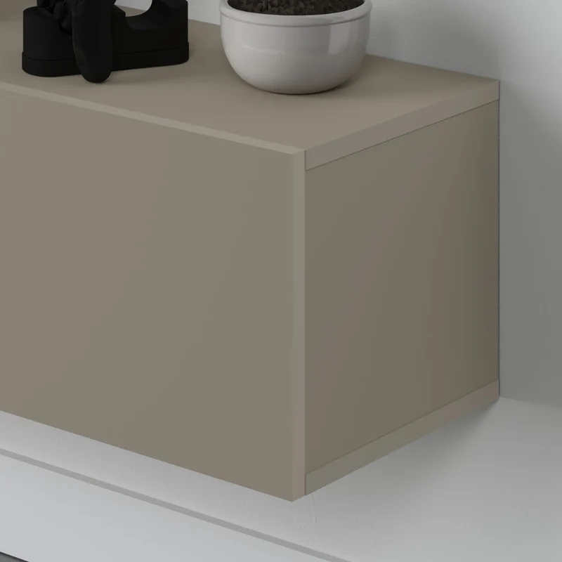 Mobile porta Tv sospeso 3 ante a ribalta colore cashmere 180x30x30H Francy