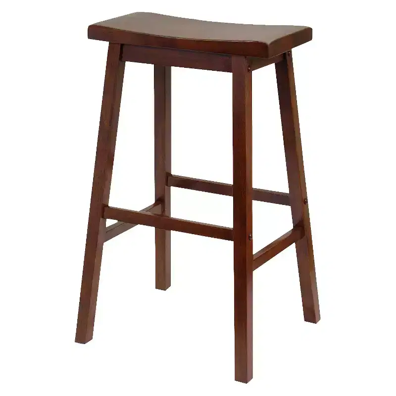 Ensemble de salle à manger 3 pièces Parkland hauteur comptoir avec 2 tabourets Bois/Noyer antique - Winsome