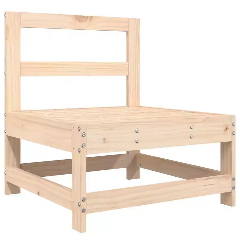 vidaXL Salon de jardin Bois de pin massif