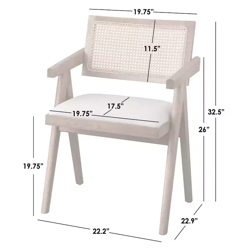 Buylateral Ensemble de salle à manger rond moderne 5 pièces Morena 45 po Noyer clair