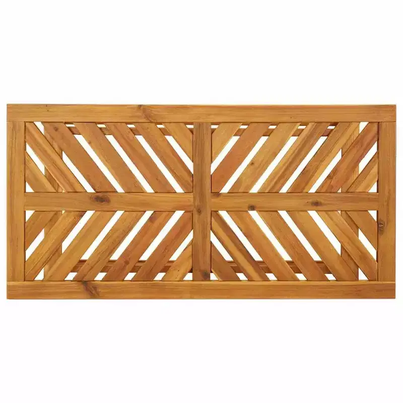 vidaXL Salon de jardin 2 pcs Bois d'acacia massif marron