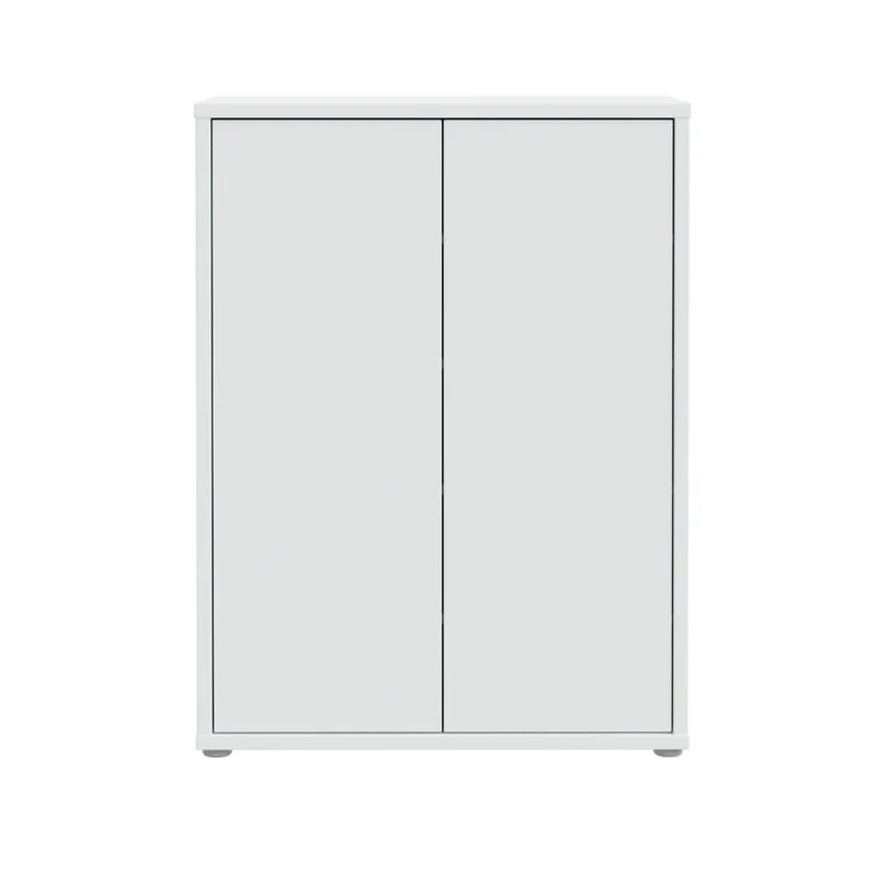 Mobile multiuso 2 ante colore grigio chiaro 74.5x35x99 Medea