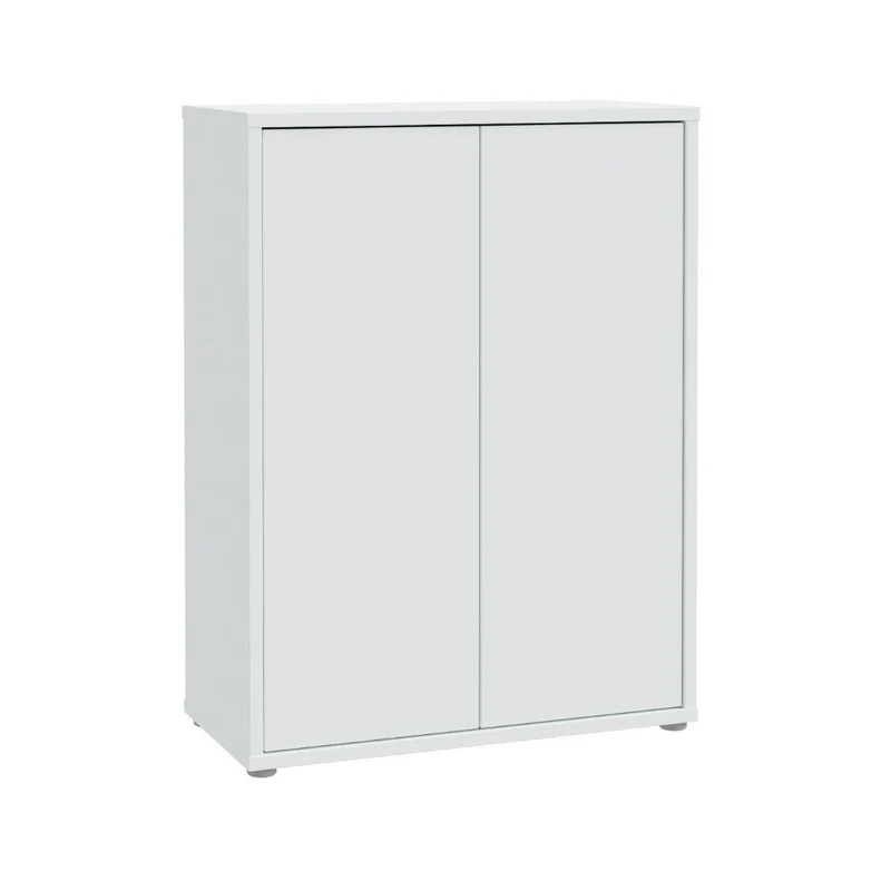 Mobile multiuso 2 ante colore grigio chiaro 74.5x35x99 Medea