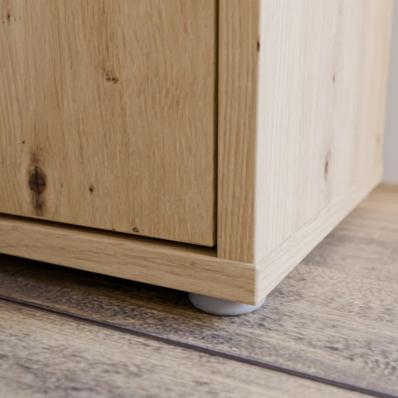 Mobile multiuso 2 ante colore rovere 74.5x35x99 Medea