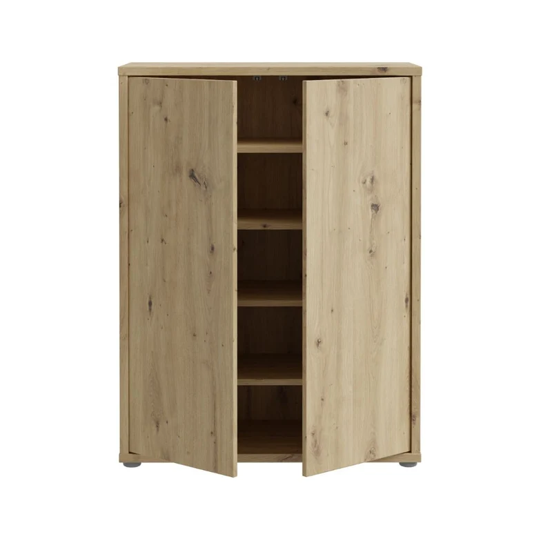 Mobile multiuso 2 ante colore rovere 74.5x35x99 Medea