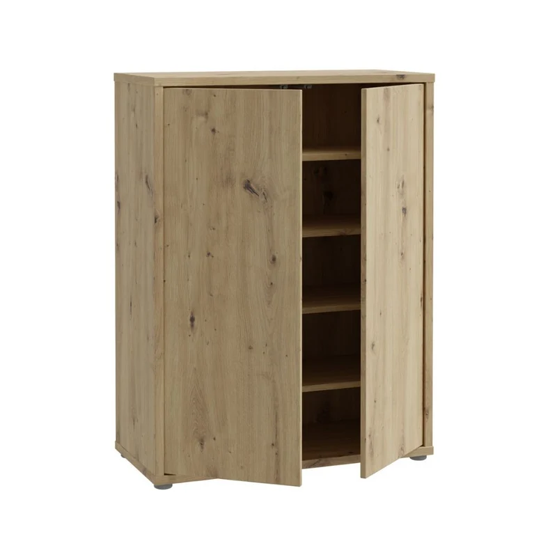 Mobile multiuso 2 ante colore rovere 74.5x35x99 Medea