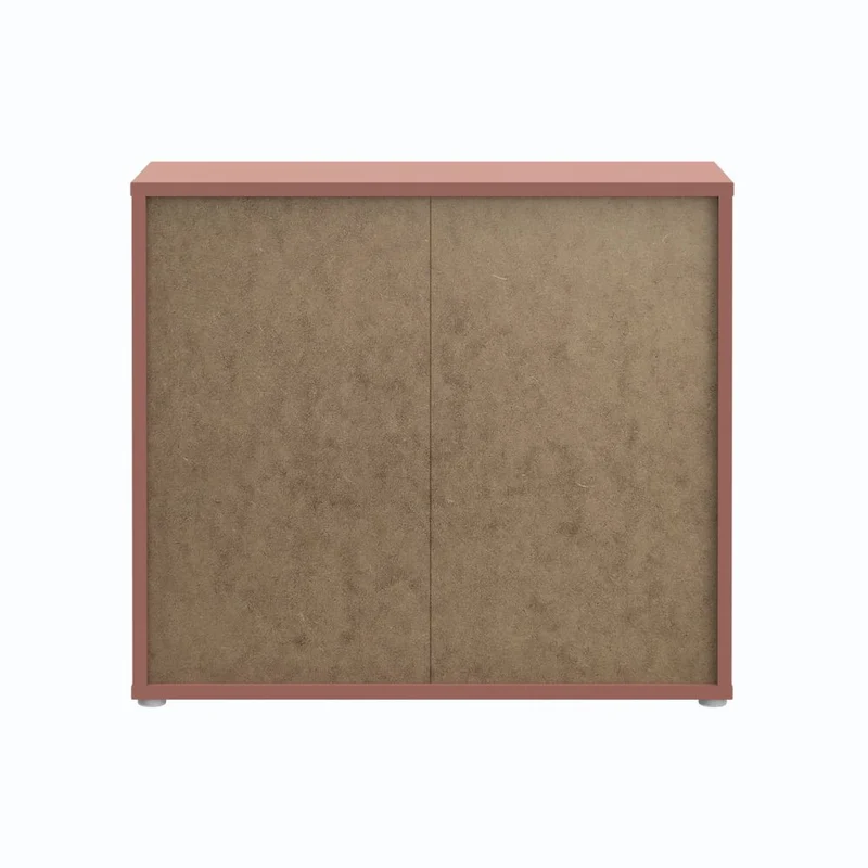 Cassettiera 3 cassetti colore terracotta 95x41.5x83 Medea
