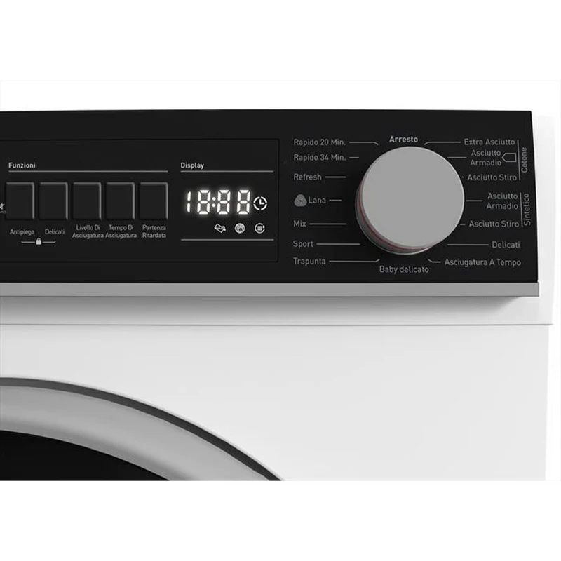 Asciugatrice 10 kg pompa di calore KDNHB0S7GWD Classe D Sharp