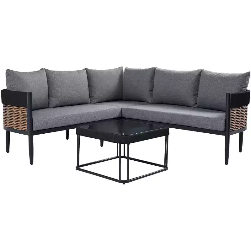 Ensemble de mobilier de jardin 4 pièces Harrison - Intérieur/extérieur - PAT7744 - Safavieh