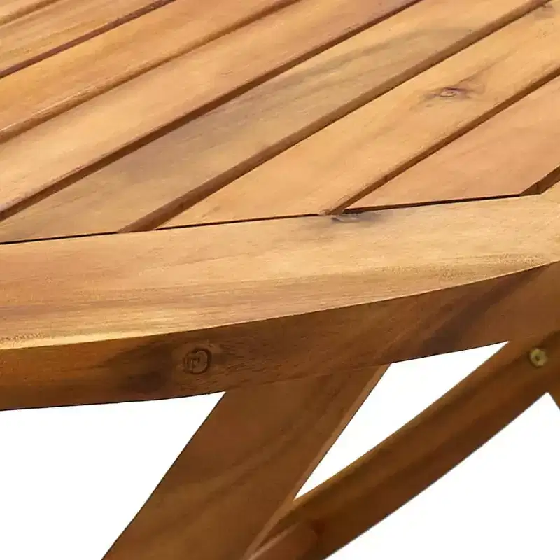 vidaXL Ensemble de jardin à dîner Gris Bois d'acacia massif, résine tressée Moyen