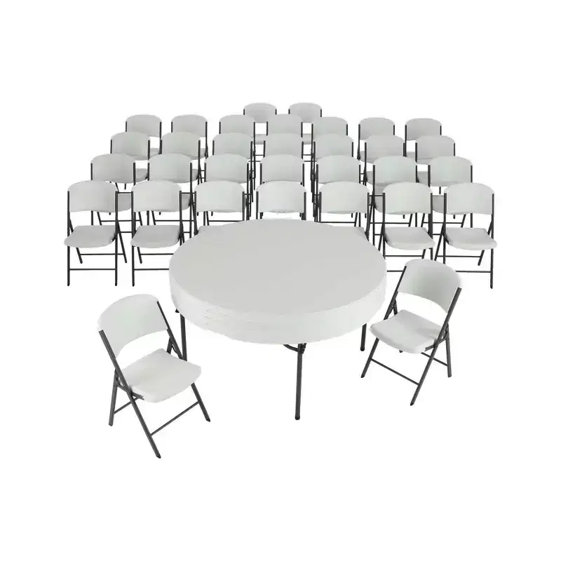 Ensemble table et chaises rondes Lifetime de 60 pouces