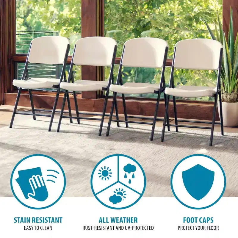 Ensemble table et chaises rondes Lifetime de 60 pouces