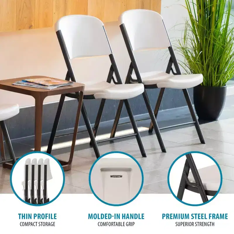 Ensemble table et chaises rondes Lifetime de 60 pouces