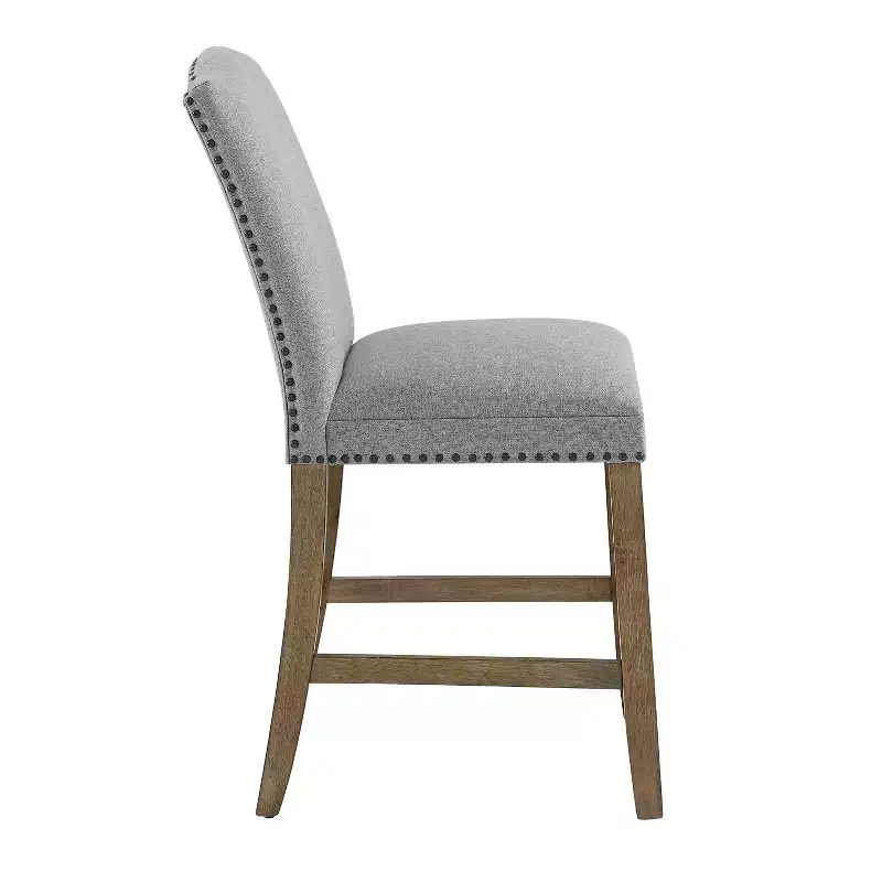 Ensemble de salle à manger 5 pièces en marbre Grayson gris/bois flotté – Steve Silver Co.