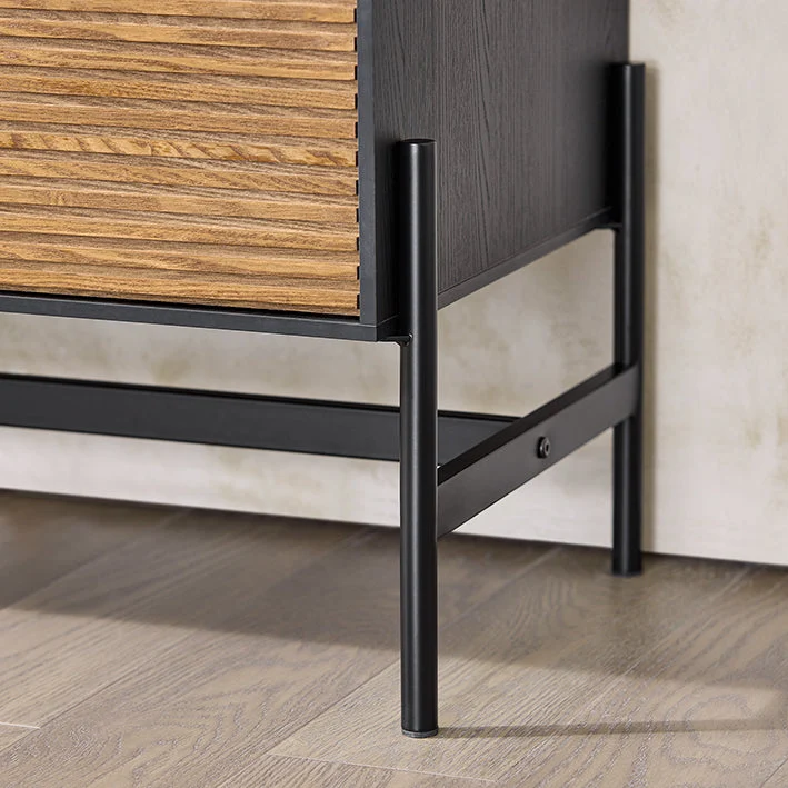 SoBuy | Sideboard | Küchenschrank | Flurschrank | Aufbewahrungsschrank | Buffet | HFSB04-SCH