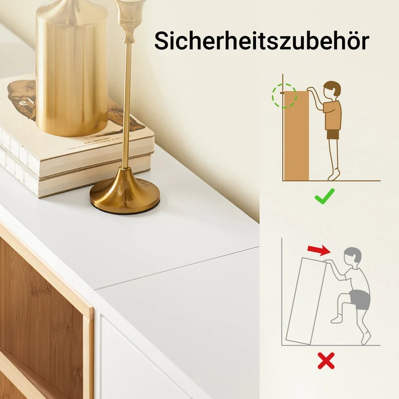 SoBuy | Schuhkipper mit 4 Klappen | Schuhschrank | schmal Schuhkommode | Weiß | FSR183-WN