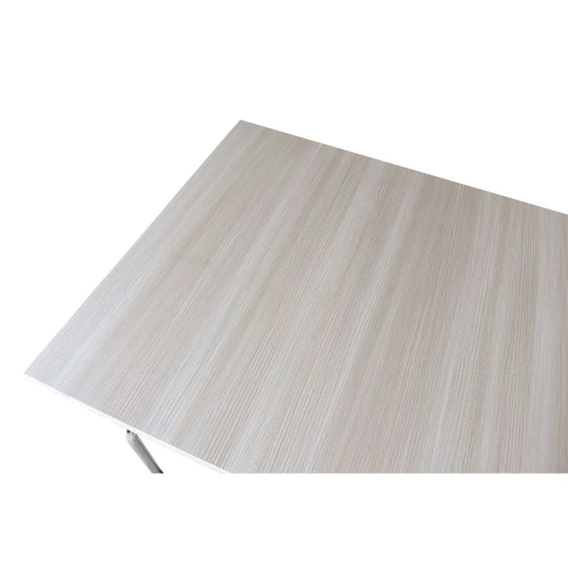 Tavolo pieghevole ESFB03 colore olmo con gambe in metallo cromo 120x80x76.5H