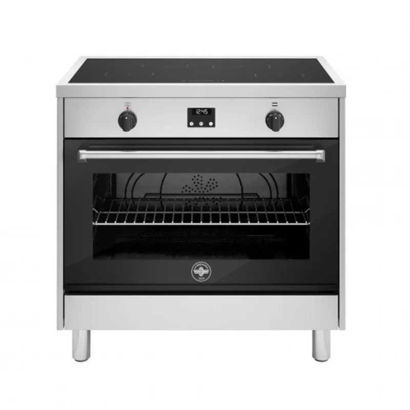 Cucina con piano a induzione e forno elettrico multifunzione inox classe A 90x60 Bertazzoni AMN964IEXE