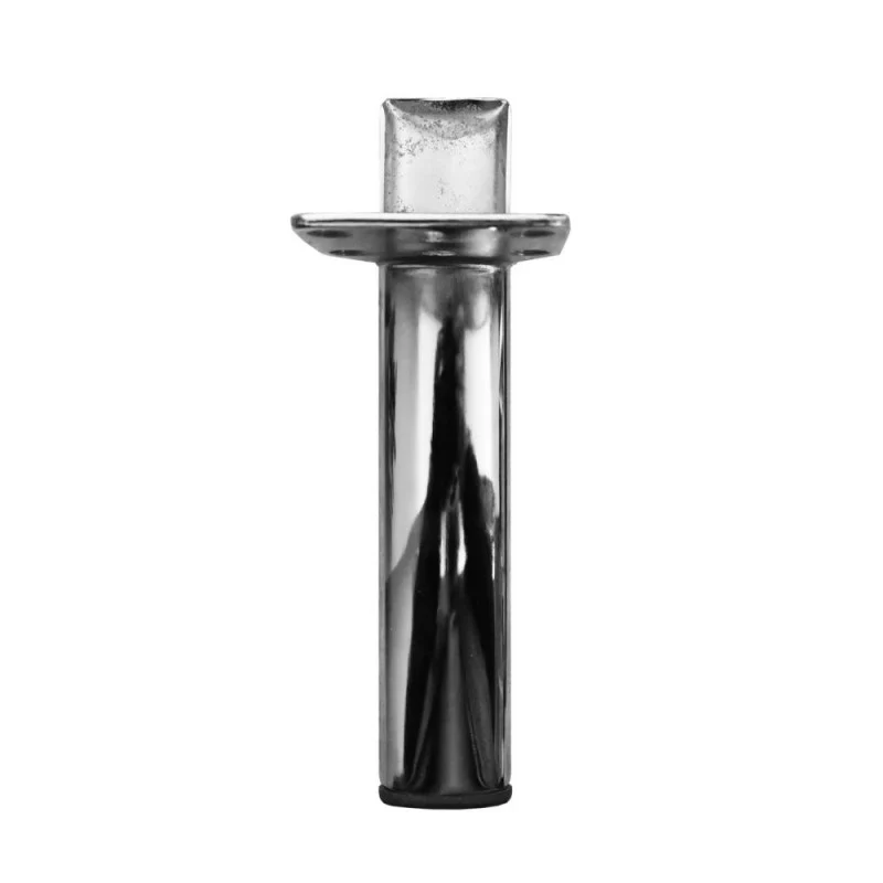 Piede in acciaio cromato per mobile H17 cm. Scoby