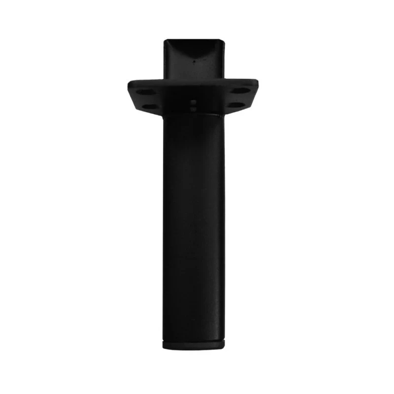 Piede in acciaio nero per mobile H17 cm. Scoby