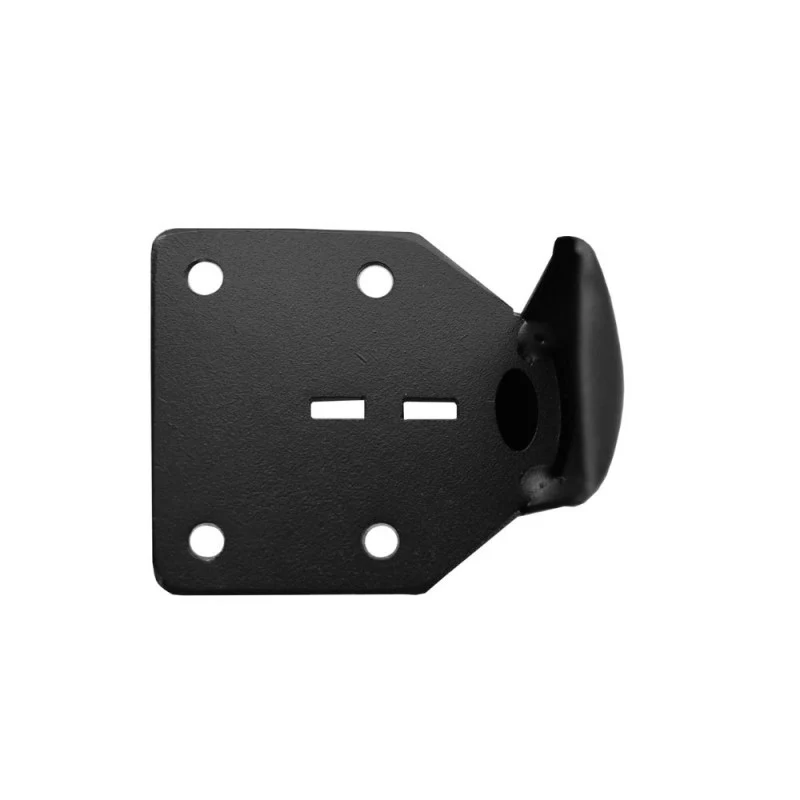Piede in acciaio nero per mobile H17 cm. Scoby
