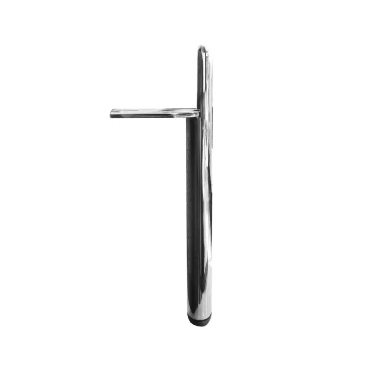 Piede in acciaio cromato per mobile H15 cm. Scoby
