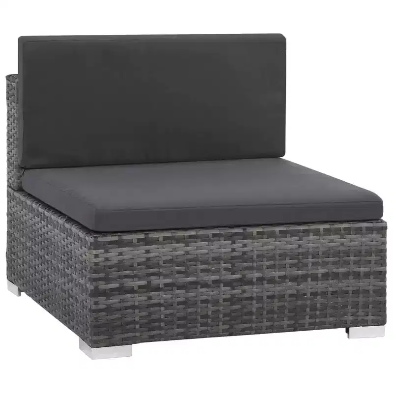 vidaXL Ensemble de canapés gris et gris foncé