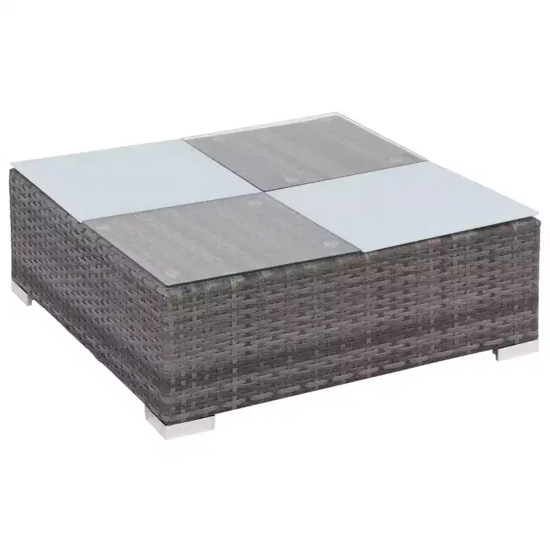 vidaXL Ensemble de canapés gris et gris foncé