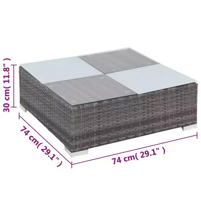 vidaXL Ensemble de canapés gris et gris foncé