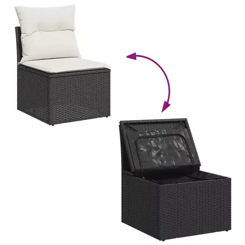 vidaXL Salon de jardin modulable - Plusieurs coloris disponibles