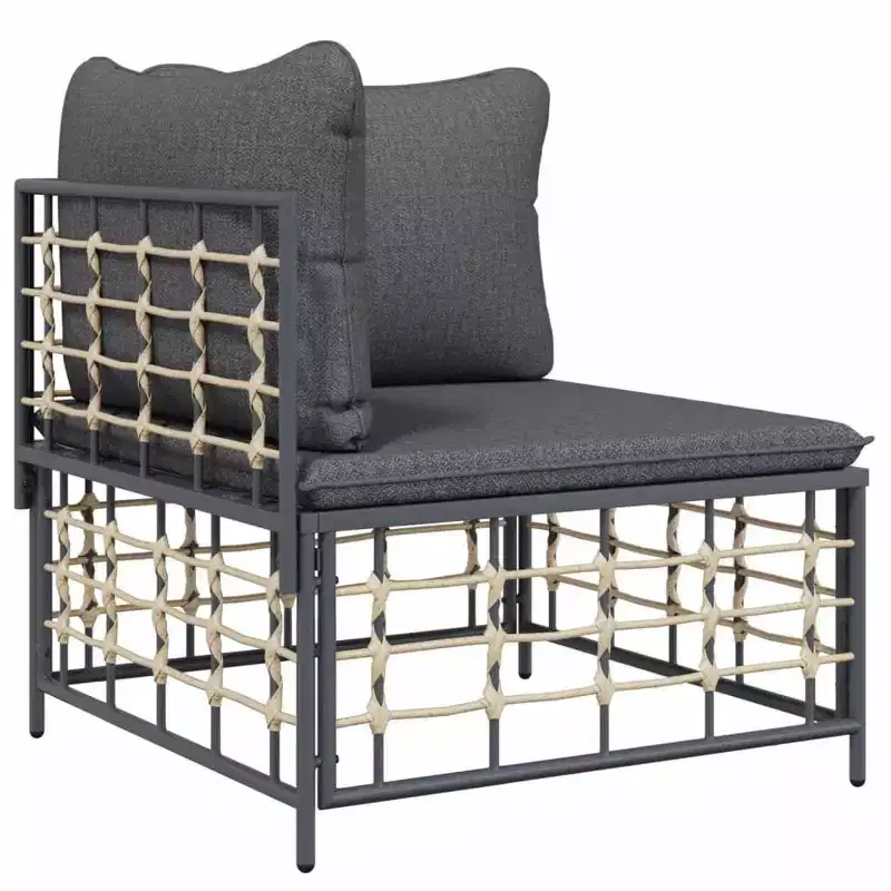 vidaXL Salon de jardin moderne 10 pièces avec coussins