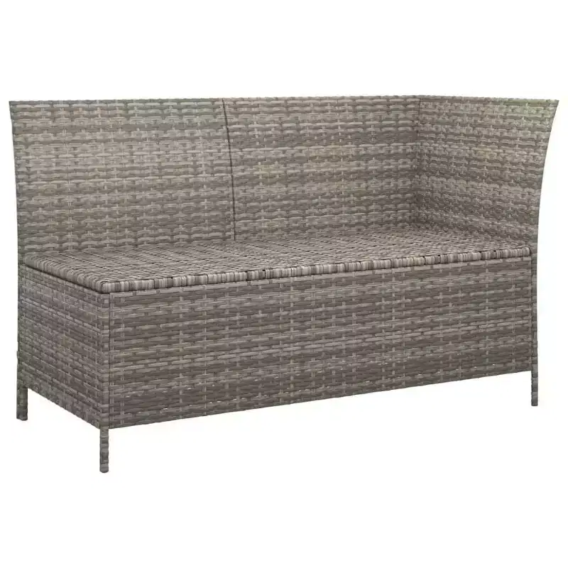 vidaXL Salon de jardin avec coussins en résine tressée 3/4 pièces