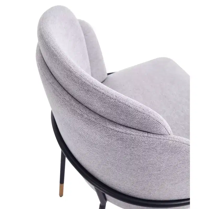 Manhattan Comfort – Ensemble repas rond Hathaway and Flor 5 pièces de 120 cm