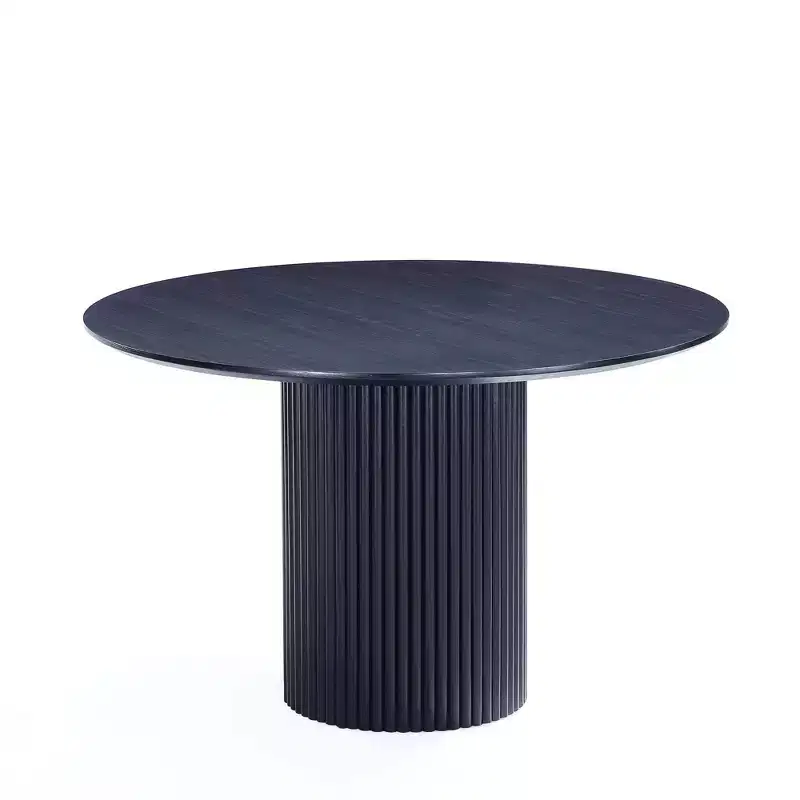 Manhattan Comfort – Ensemble repas rond Hathaway and Flor 5 pièces de 120 cm