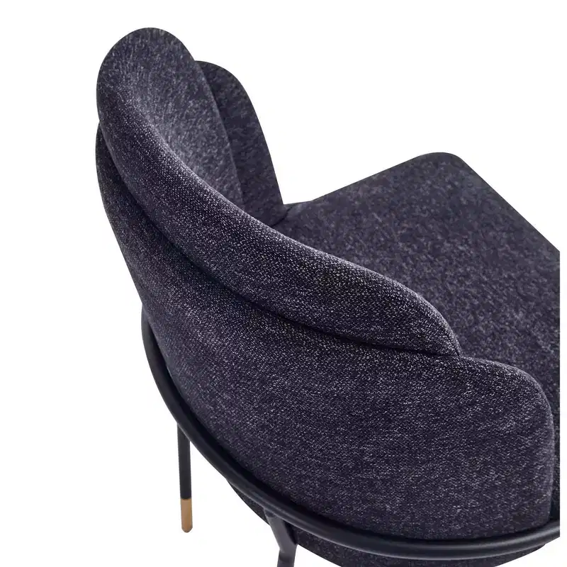 Manhattan Comfort – Ensemble repas rond Hathaway and Flor 5 pièces de 120 cm