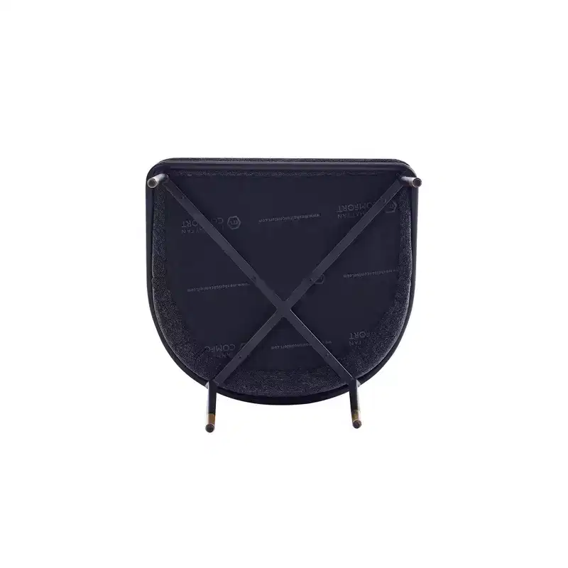 Manhattan Comfort – Ensemble repas rond Hathaway and Flor 5 pièces de 120 cm