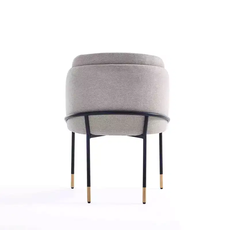 Manhattan Comfort – Ensemble repas rond Hathaway and Flor 5 pièces de 120 cm