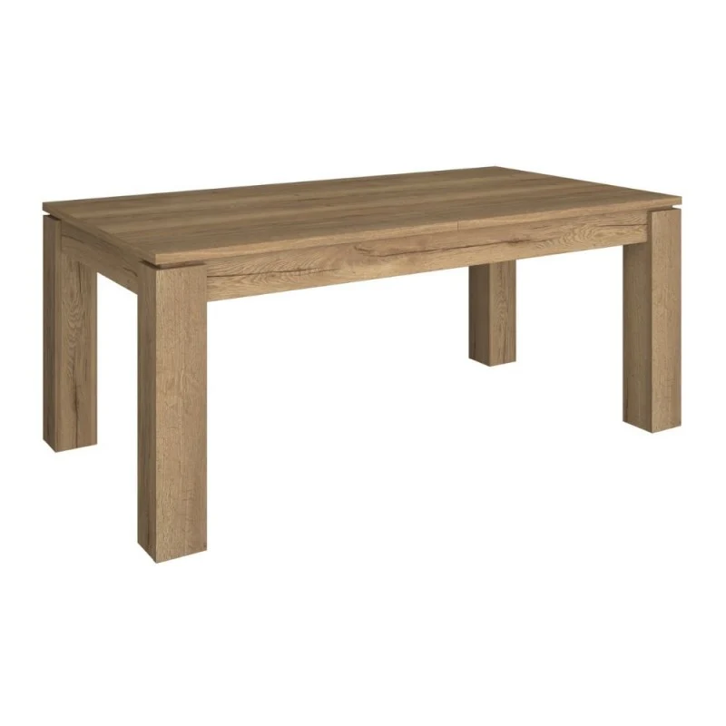 Tavolo allungabile 1475 con allunga centrale colore rovere 190x90x76H